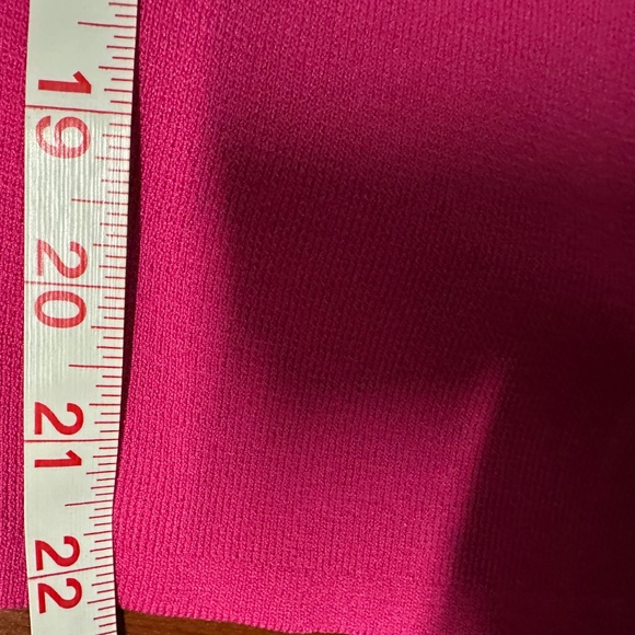 Joseph A Fuchsia Pink 3/4" Sleeve Elegant Women's Top With Bow Size M NWT - Picture 13 of 14